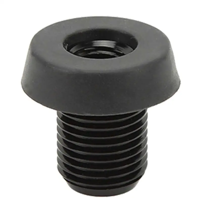 Aluminum Alloy Billiard Cue Bottom Cover - Black Pool Stick Bumper Protector