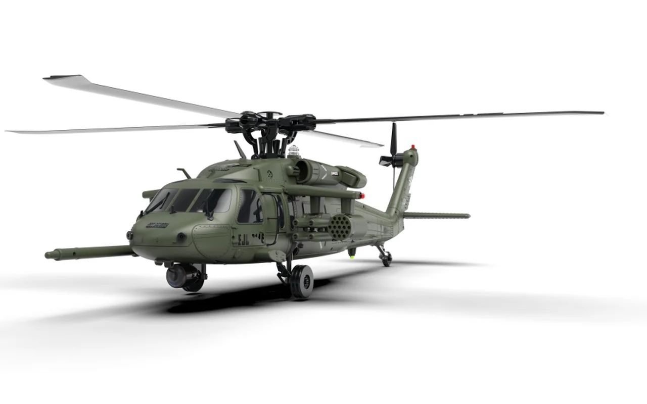 Yuxiang F09 블랙 호크 자체 안정화 헬리콥터, Uh60 전기 3D 스턴트 전투기, Rtf 브러시리스 모터, 5g 2.4ghz