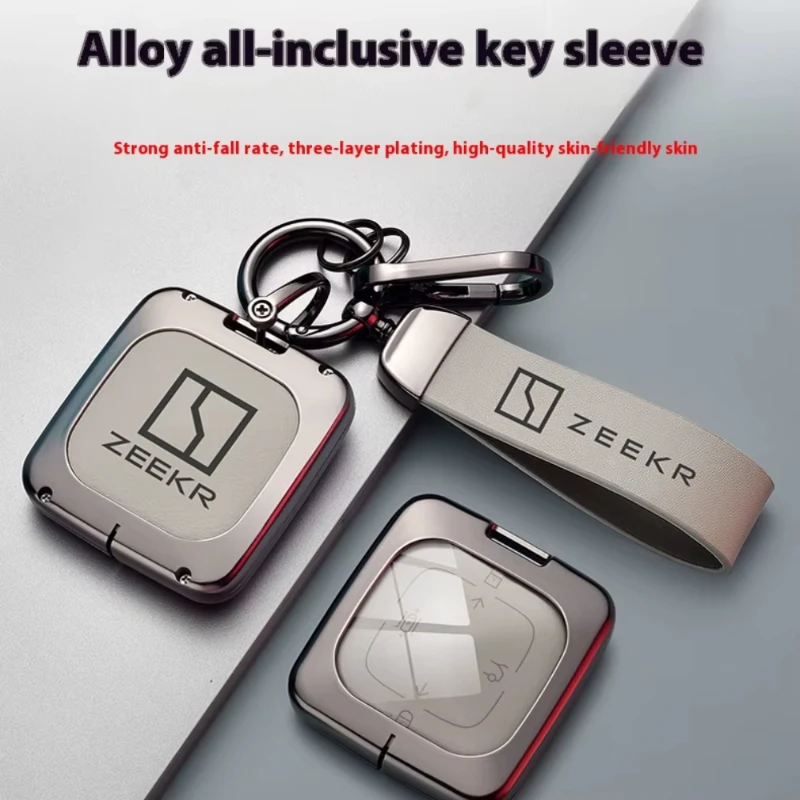 For Zeekr 001 009 7X 007 2025 Car Key Case Cover Zeekr 001 X Car Keychain Protective Shell key case key case cover car key shell car key chain