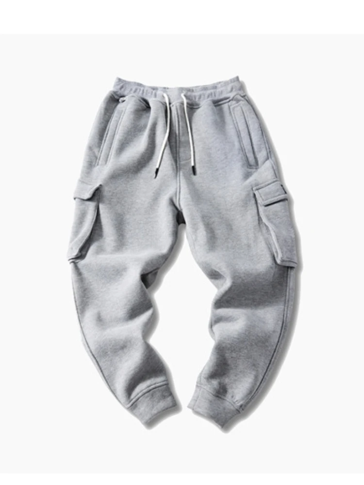 Pants Trendy Brand Spring and Autumn Sports Loose Large Size Skinny Closed Workwear Sweatpants Men's Jogger Pants Casual Autumn
