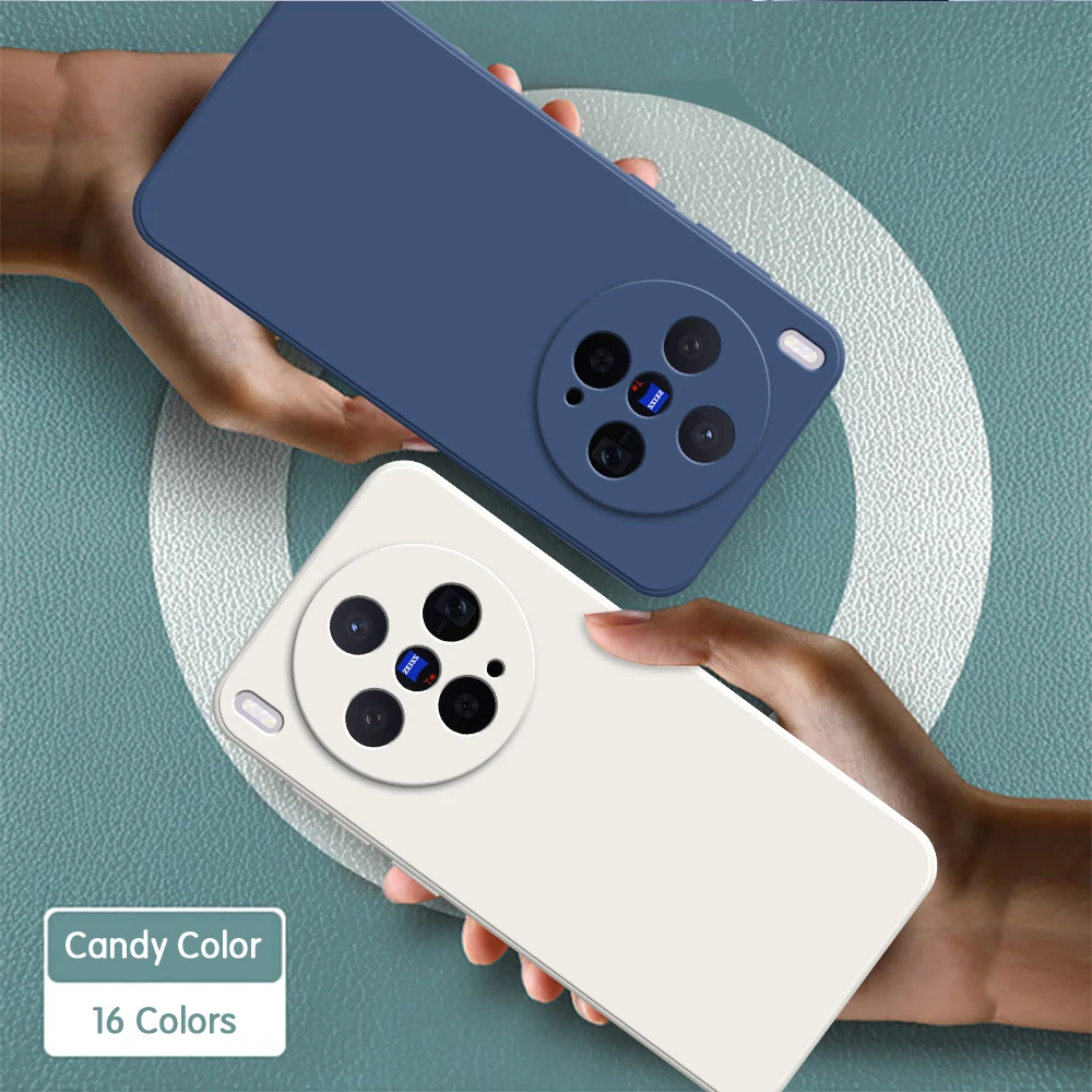 Premium Soft Silicone Classic Case with Original Square Liquid Camera Protection - High Quality Back Cover