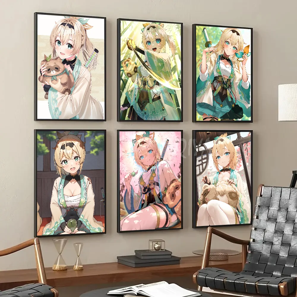 

Kazama Iroha Hololive Vtube Game Anime Bikini Poster Paper Print Home Living Room Bedroom Entrance Bar Cafe Art Painting Decor