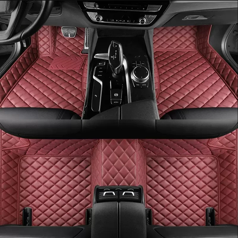 

HLFNTF Custom car floor mats For Skoda Octavia RS Fabia Superb Rapid Spaceback Joyste car accessories styling