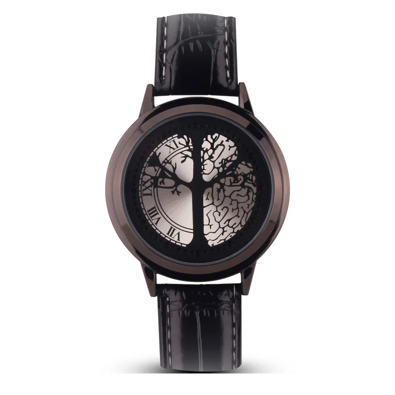 LED Touch Screen Luminous Electronic Watch Fashion Trend Personality Waterproof Male and Female Students Couple Touch Watch 