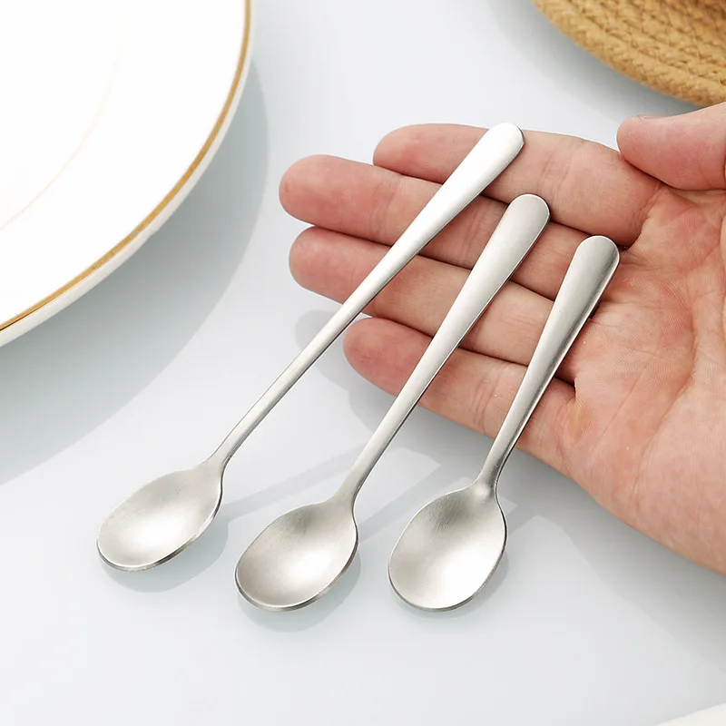 Stainless Steel Spoon Stainless Steel Spoon Set 4PCS 304 Stainless Steel Seasoning Coffee Salt Spoon