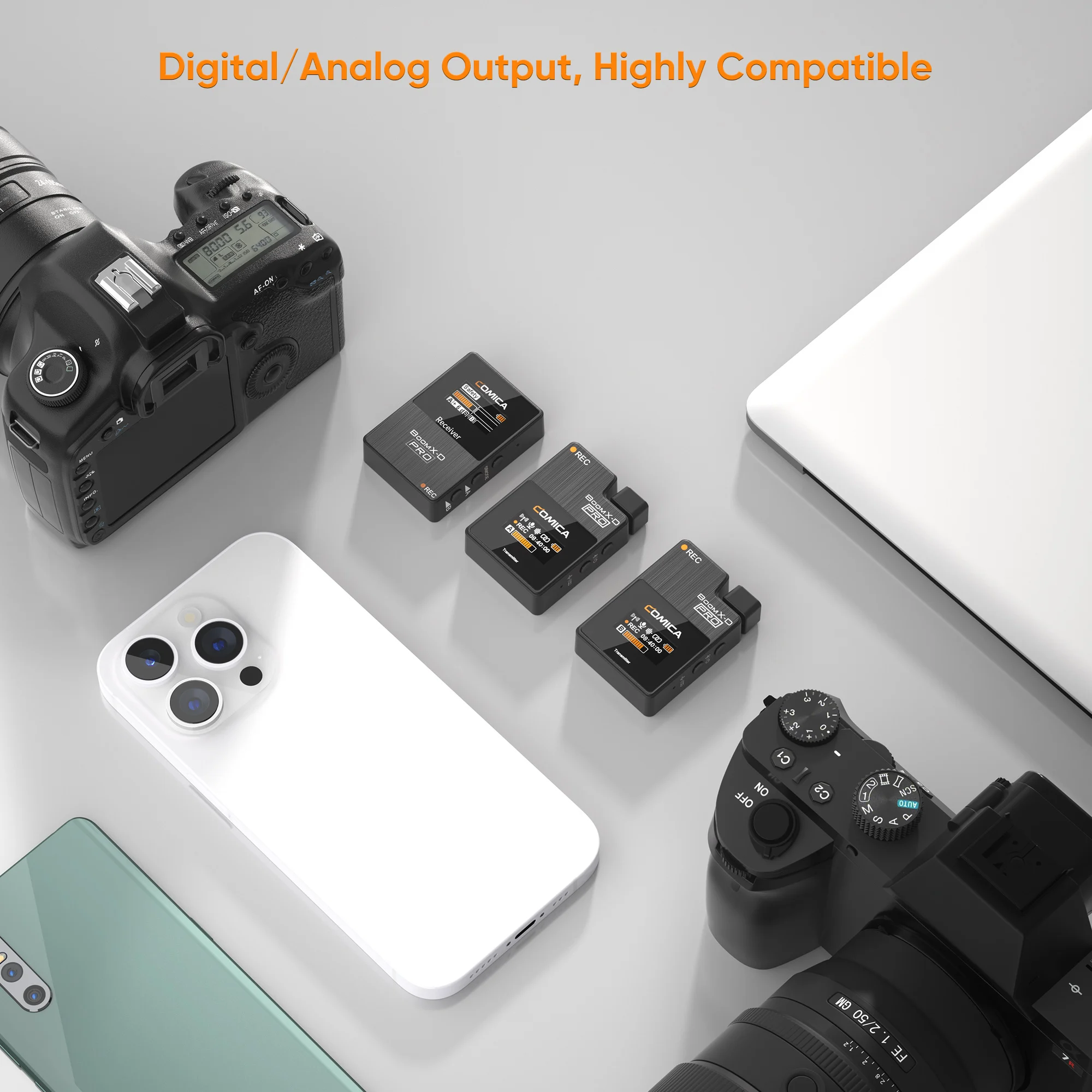 BoomX-D PRO トランスミッター・レシーバーセット 楽天市場】COMICA BoomX-D PRO D2 ワイヤレスマイク ワイヤレス