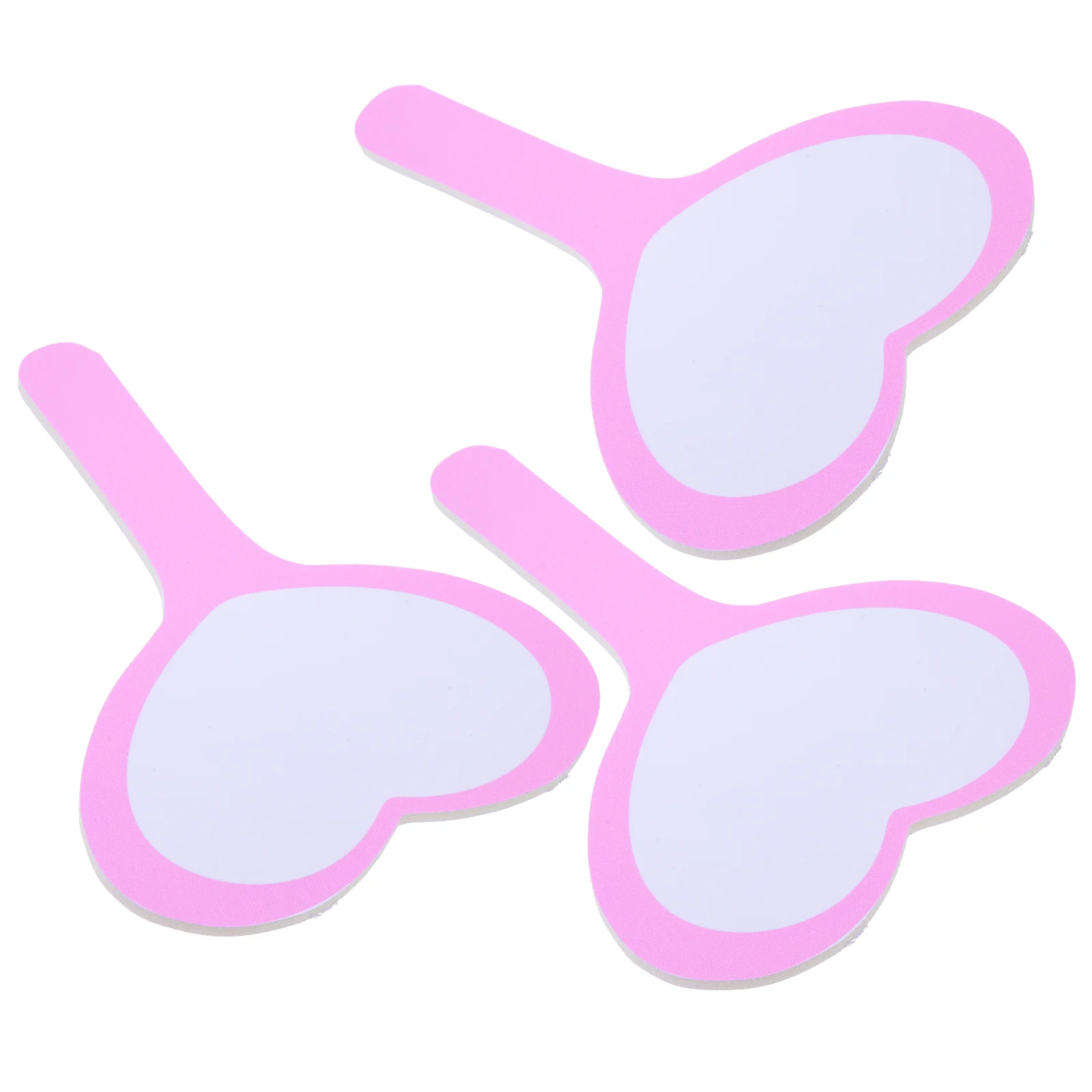 

3 Pcs Hand Holding Sign School Game Props Erasable Scoreboard Paddles Writing Judges for Games Dry Erase Boards Voting Blank