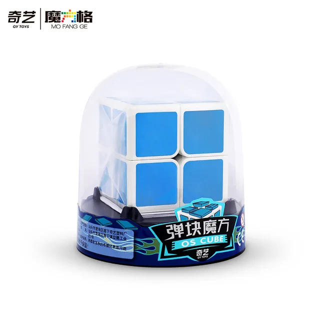 Qiyi OS 2X2X2 Magnetic Magic Speed Cube Stickerless Professional Fidget Toys Qiyi 2X2 OSCubo Magico Puzzle 2