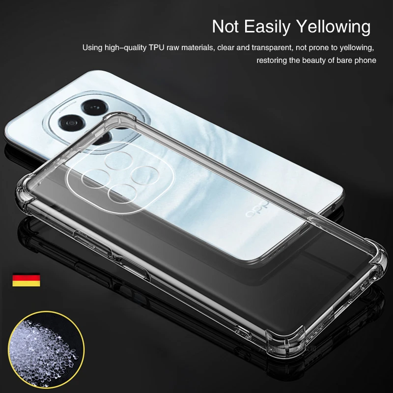 Airbag Clear Silicone Phone Case with Lens Protection