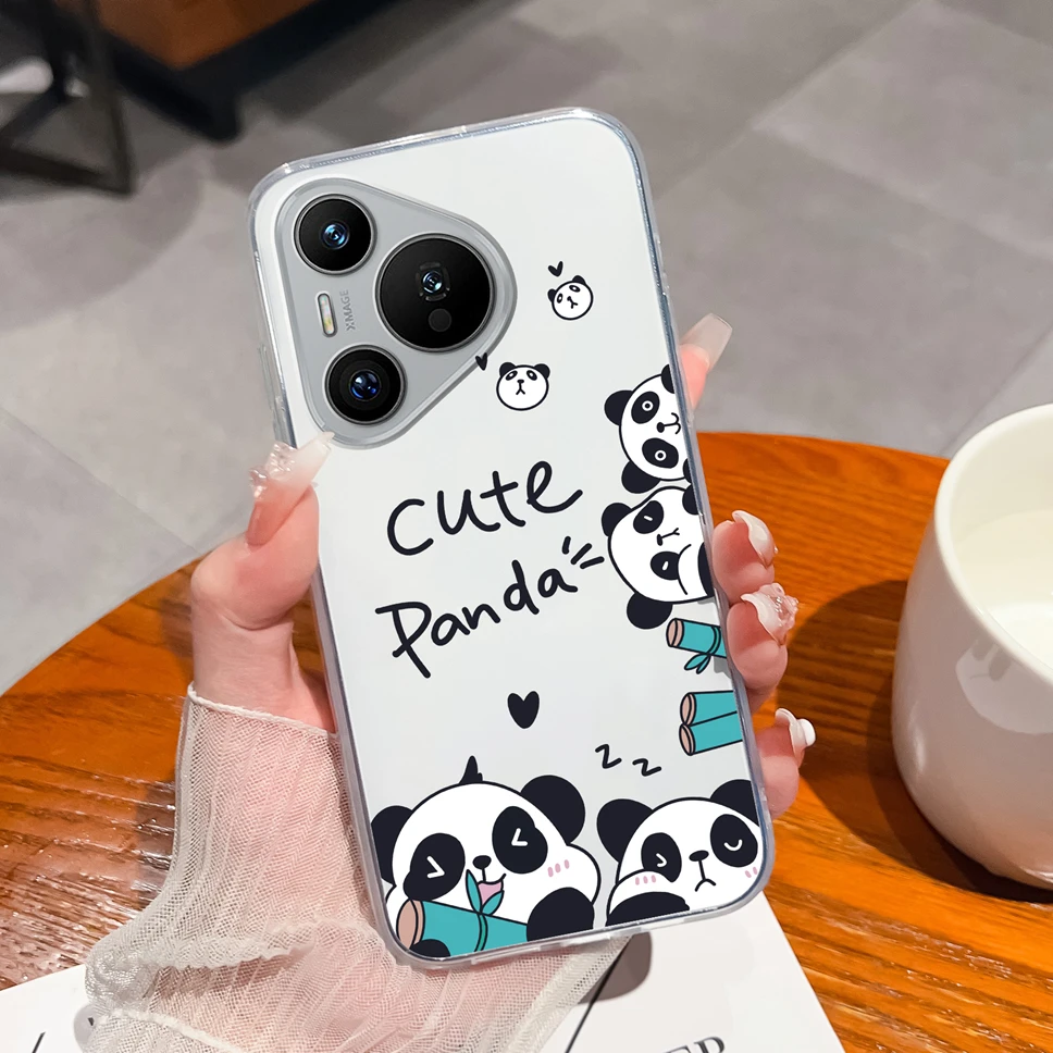 Transparent Cute Flower Phone Case - Soft TPU Silicone Shockproof Protective Cover