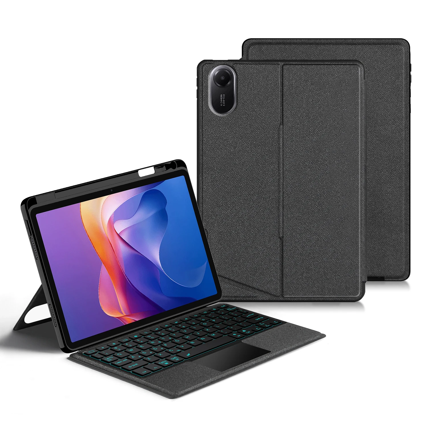 AJIUYU Removable Smart Trackpad Magic Keyboard Case