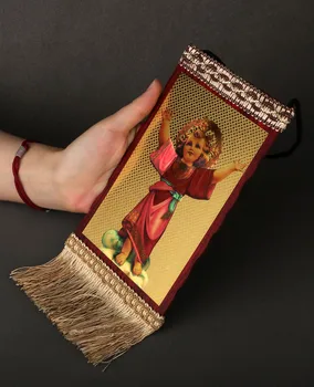 Our Lady & Sacred Heart Tapestry with Tassels 1