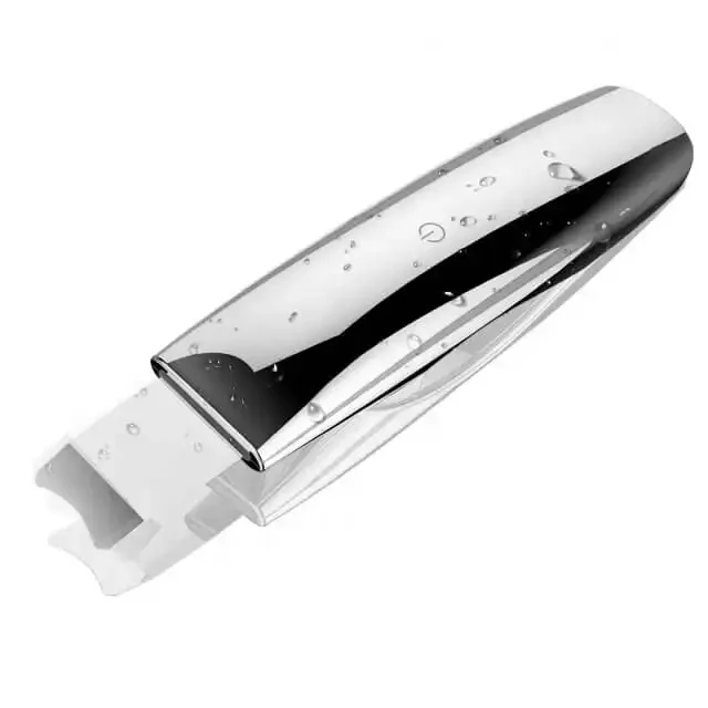 Multi-functional Skin Scrubber, Ultrasonic Cleansing, Ion Importing, EMS lifting, USB Charging Base
