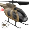 Vatos remote controlled helicopter camouflage 2.4GHz radio indoor RC helicopter toy one click takeoff for boy children adults 1