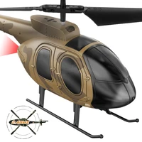 Vatos remote controlled helicopter camouflage 2.4GHz radio indoor RC helicopter toy one click takeoff for boy children adults 1