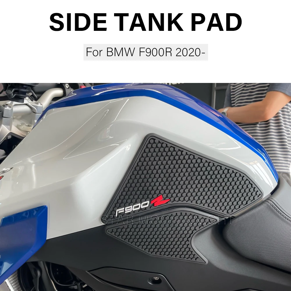 For BMW F 900 R F900R Motorcycle Rubber Side Tank Protection Tank Pads Non-slip Stickers Knee Grip Traction Pad motorcycle fuel tank pad protector sticker anti slip protection glue 3m decal new for yamaha tenere 700 tenere700 tenere 700