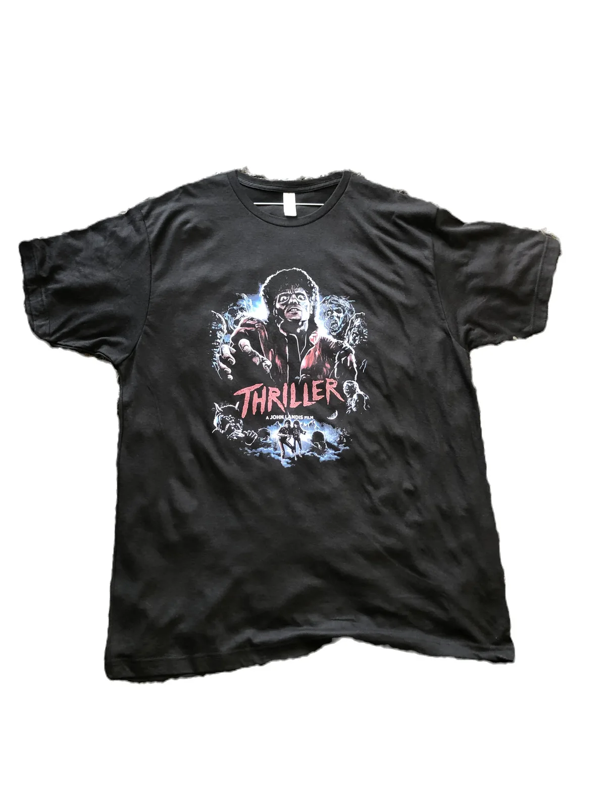 Maglietta Personalizzata Michael Jackson Thriller A Maniche Lunghe O Corte