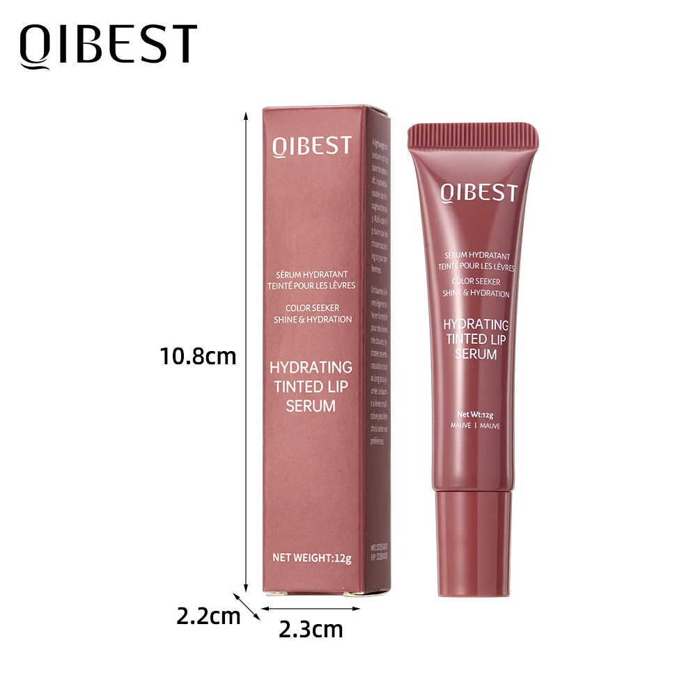 QIBEST كريستال بلسم الشفاه ترطيب ملمع الشفاه النفط هلام ملمع الشفاه طويلة الأمد السائل أحمر الشفاه ترطيب ملون مصل الشفاه ماكياج 6