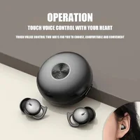 Waterproof New Sleep Wireless Earbuds Bluetooth In Ear Headphones TWS Mini Invisible Earphones HIFI Stereo Sports Headset Game 2