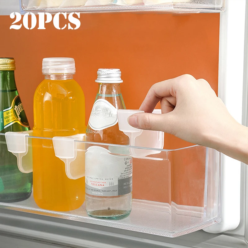 10/20pcs Extendable Refrigerator Partition Fridge Food Storage Rack Drugs Cosmetics Separating Shelves Divider Kitchen Gadgets - Racks & Holders - AliExpress - Products to Organize Your Kitchen