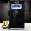 24H Ice Out: 40KG Ice Maker Commercial Milk Tea Shop, Small and Large Bar, Automatic Cube Ice Making Machine HZB-40F/A 6
