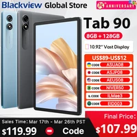 2025 New Blackview Tab 90 4G tablets 10.92-inch Display 8GB 128GB Widevine L1 8200mAh Battery Android 14 Dual Speakers PC Pad 1