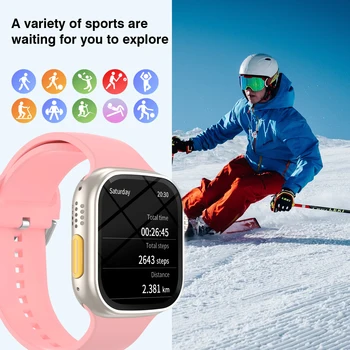 2025 New Smart Watch, Outdoor Sports and Fitness Tracker, Bluetooth Calling, Message Notifications, Suitable for Men and Women 5