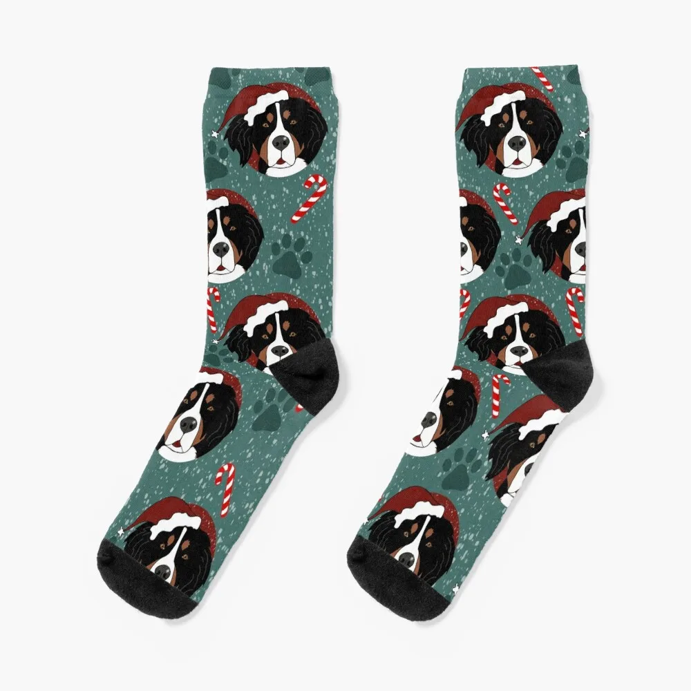 

Рождественские Бернские носки для собак, согревающие носки для хоккея кроссфита, новинка, дизайнерские мужские носки для женщин