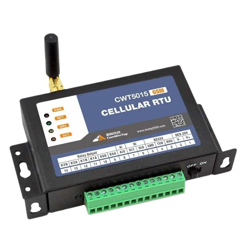 2 цифровых входа CWT5115 1 аналоговый вход 3 релейных выхода GSM 4G Wi-Fi регистратор