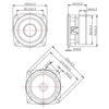 1pcs 4 Inch Mid Bass Speaker 4 Ohm 40W Fiberglass Basin Full Range Bookshelf Car Mounted  Audio Loudspeaker For Home Theater 6