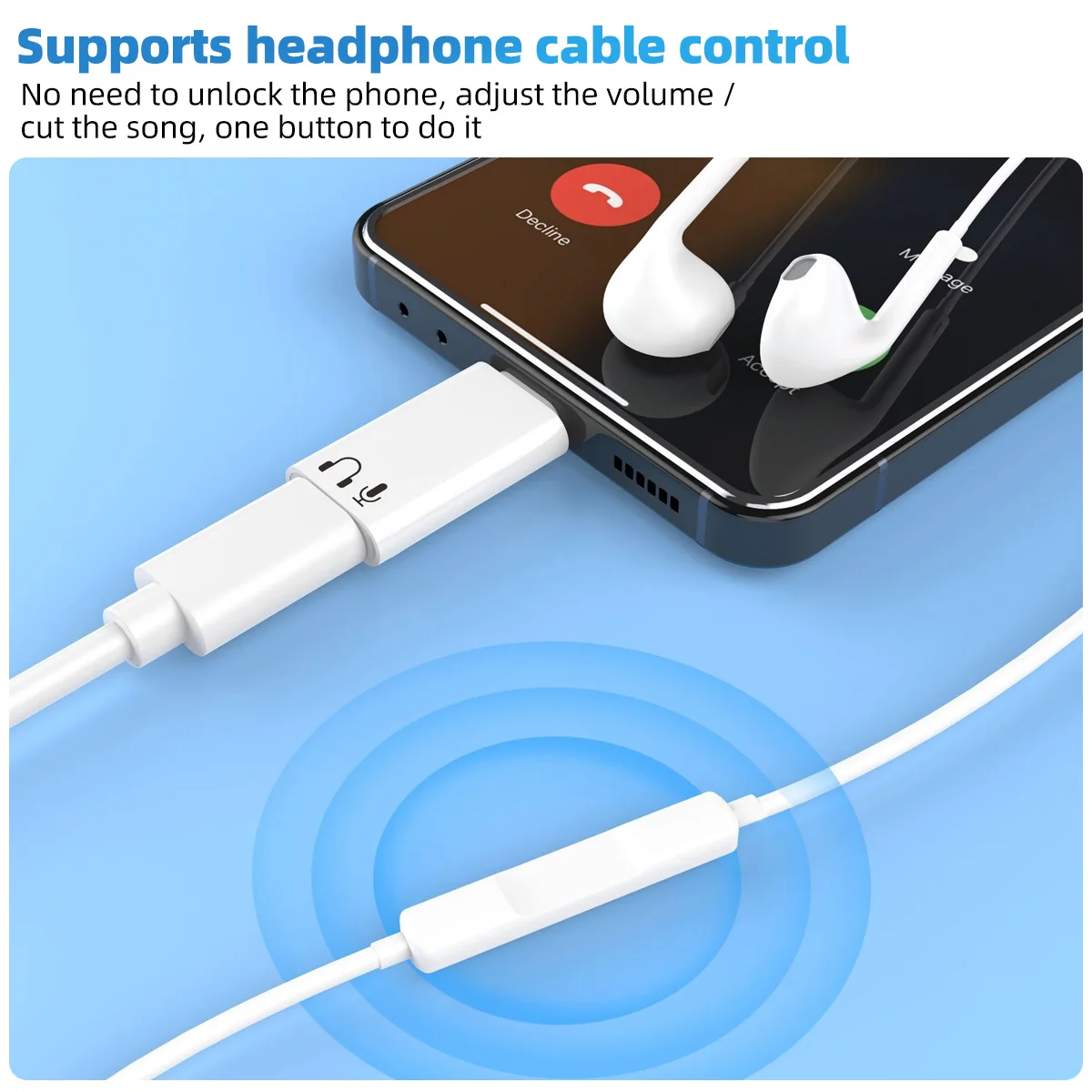 Ankndo Usb C To Lightning Adapter Fast Charger Female To Usb C Male for Apple Iphone Tablet Fast Data Transfer Connector