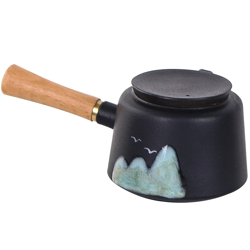 11pcs Japanese Travel Tea Set with Teapot Tea Cups And Bamboo Tray Hand-Painted Ceramic Tea Set with Gift Box And Storage Box