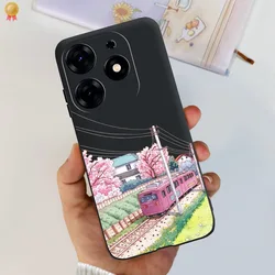 Clear Cartoon TPU Silicone Shockproof Back Cover for Spark 10 Pro (653)