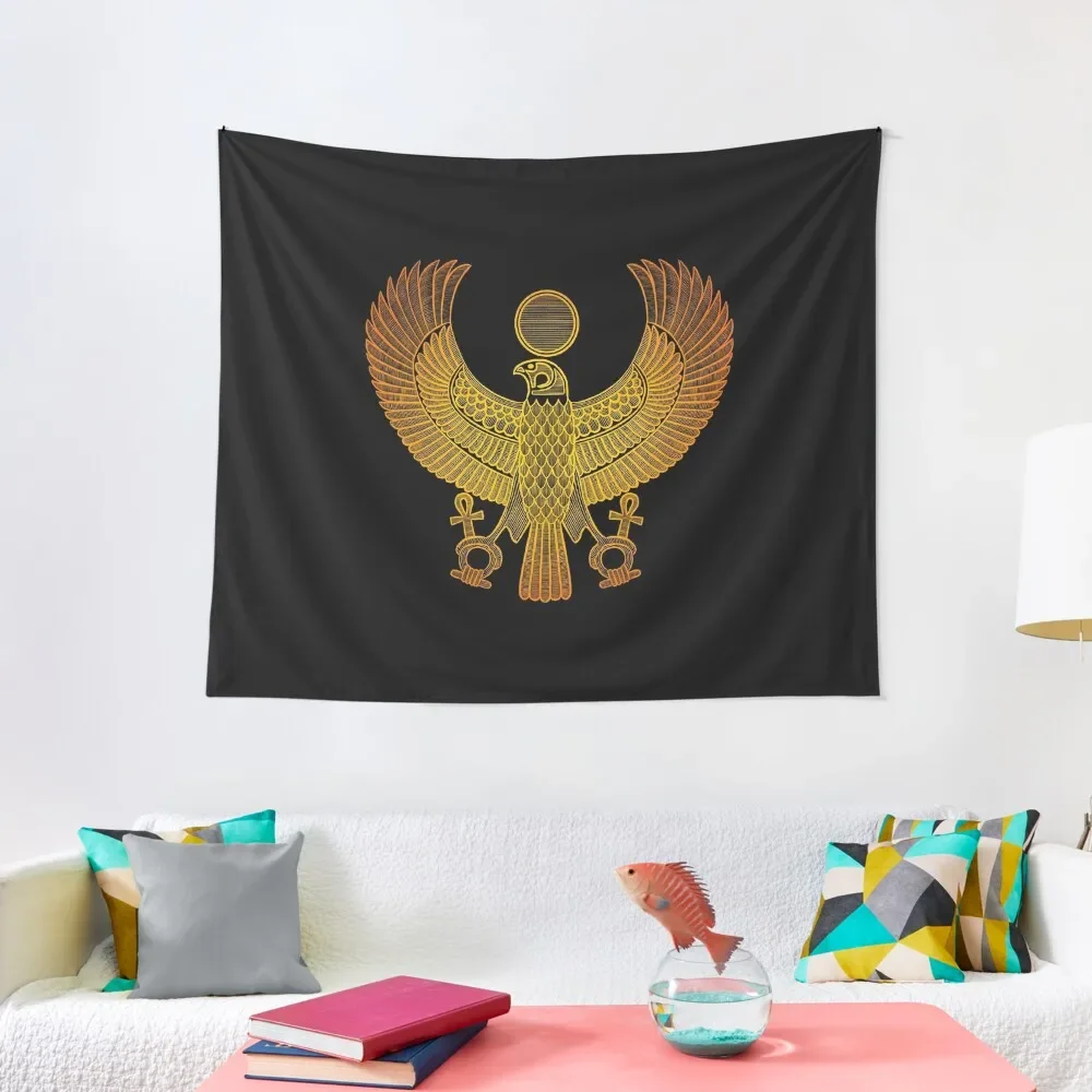 

Horus Illustration Pharaohs Art Egyptology Gift Tapestry Home Decorating Room Decor Korean Style Tapestry