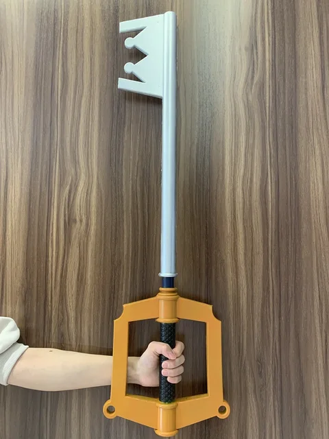 Game Cosplay Prop Kingdom Hearts Gold Key 1:1 PU Weapon Movie Game Anime Cos Kids Role Play Gift Safety 88cm 6