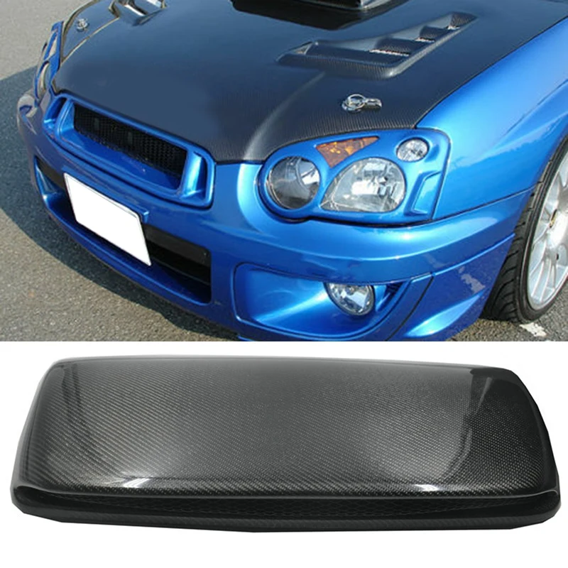 

Carbon Fiber Hood Bonnet Intake Vent Premium Hood Vents For Subaru Impreza GD WRX STI 8Th 2002-2005