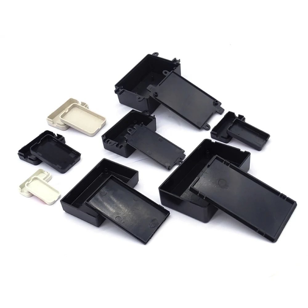 Waterproof white DIY Housing Instrument Case ABS Plastic Project Box Storage Case Enclosure Boxes Electronic Supplies