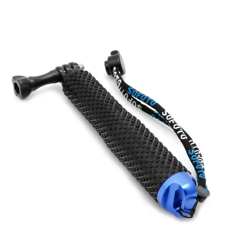 Sports Camera Selfie Stick Extendable Pole Mini Selfie Stick Waterproof Monopod Blue for GoPro Hero13/12/11/10/9/8 Action Video Cameras Outdoor Photography