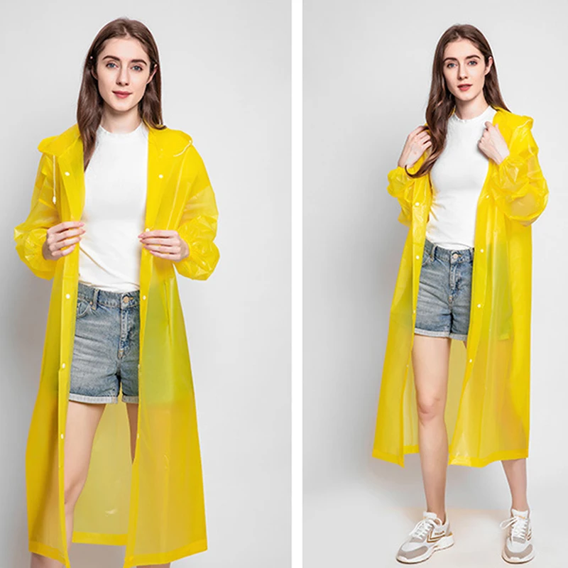 Raincoat Poncho Adult Waterproof Camping