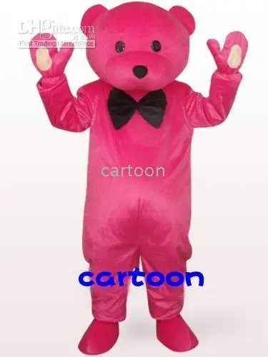 

New Rose Bear Mascot Costume Halloween Christmas Dress Full Body Props Outfit Mascot Costume