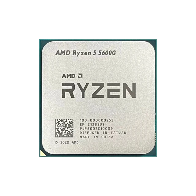 AMD Ryzen 5 5600G 6-Core 12-Thread Unlocked Desktop Processor with Radeon  Graphics