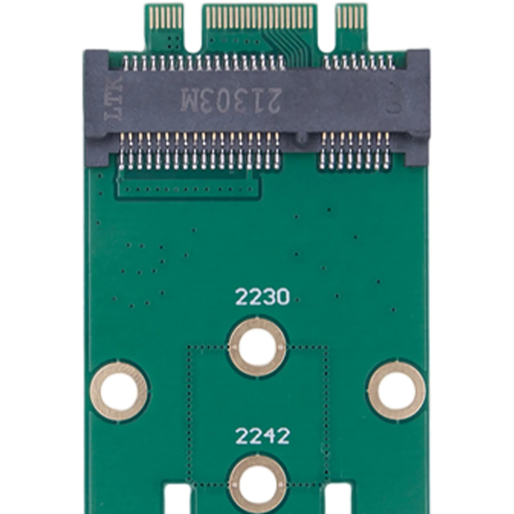 MSATA to NGFF SSD Converter Card Adapter Dual Functionality for M2 SSD with Four Mounting Holes 2230 to 2280 Compatibility