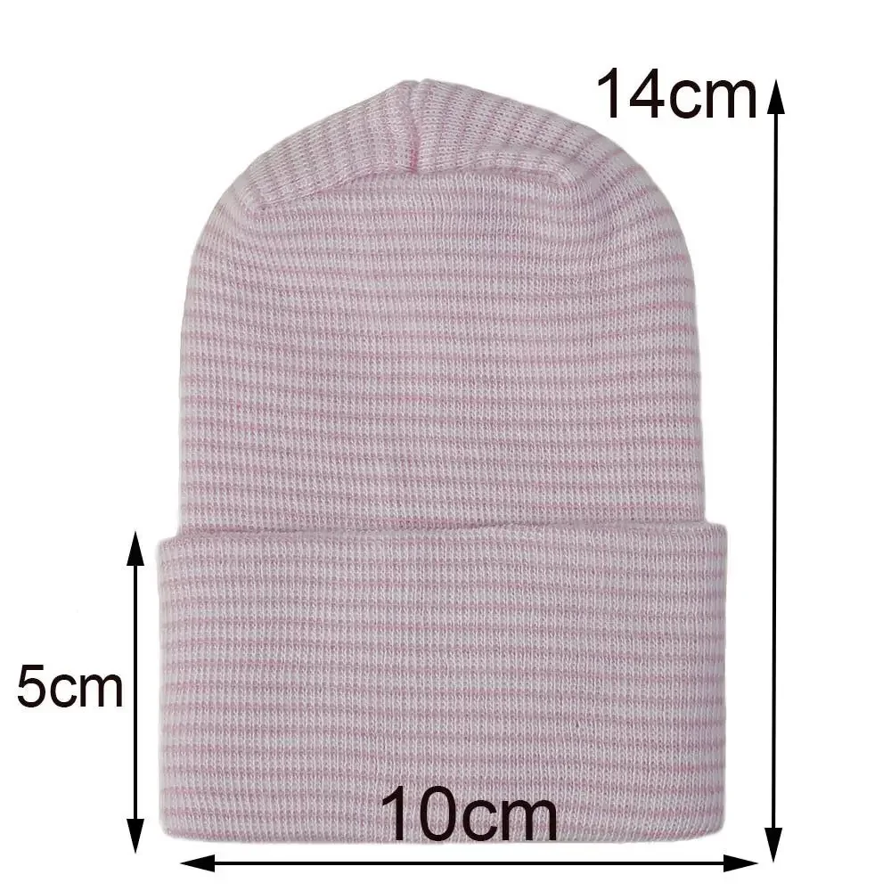 Cotton Blend Newborn Baby Hat Beanie for Boys and Girls