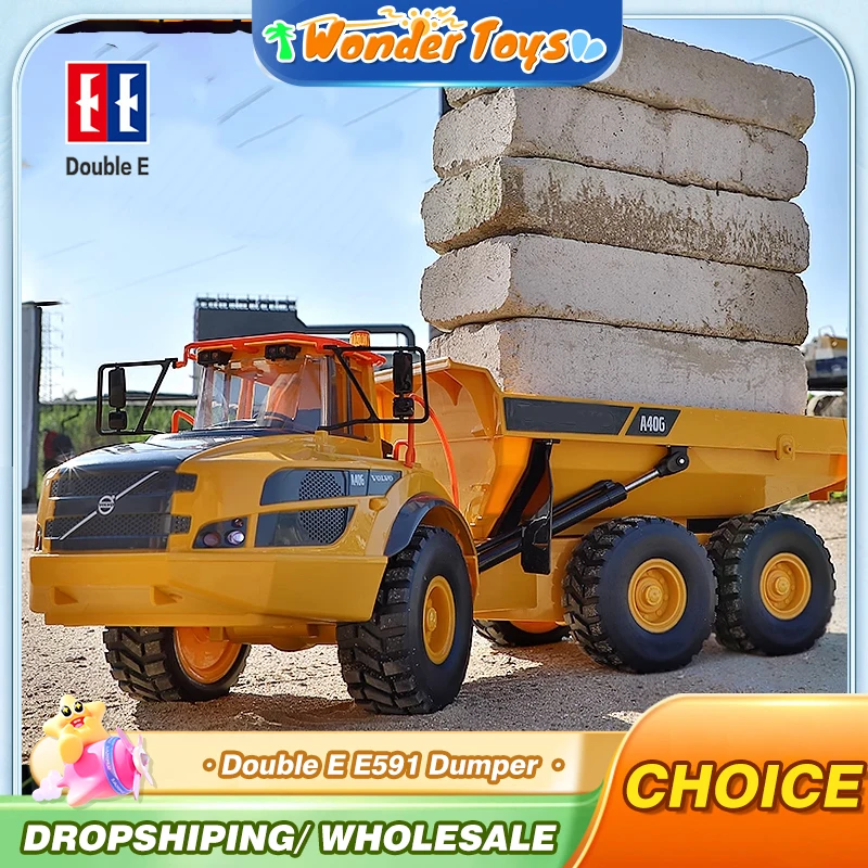 Double E E591 A40G Large Rc Truck 1:20 4WD Rc Dumper Cars Trucks