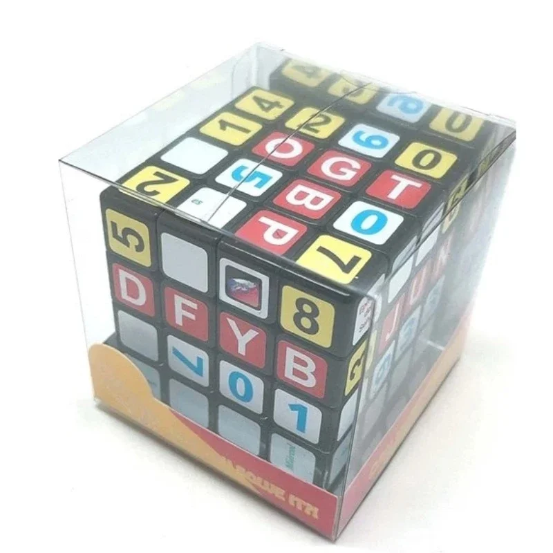 New 4x4 Magic Cube Calvin's Puzzle 4x4 Cube 3x3x3 4x4x4 Spanish Calendar Cube Black Body Collection Children's Educational Toy