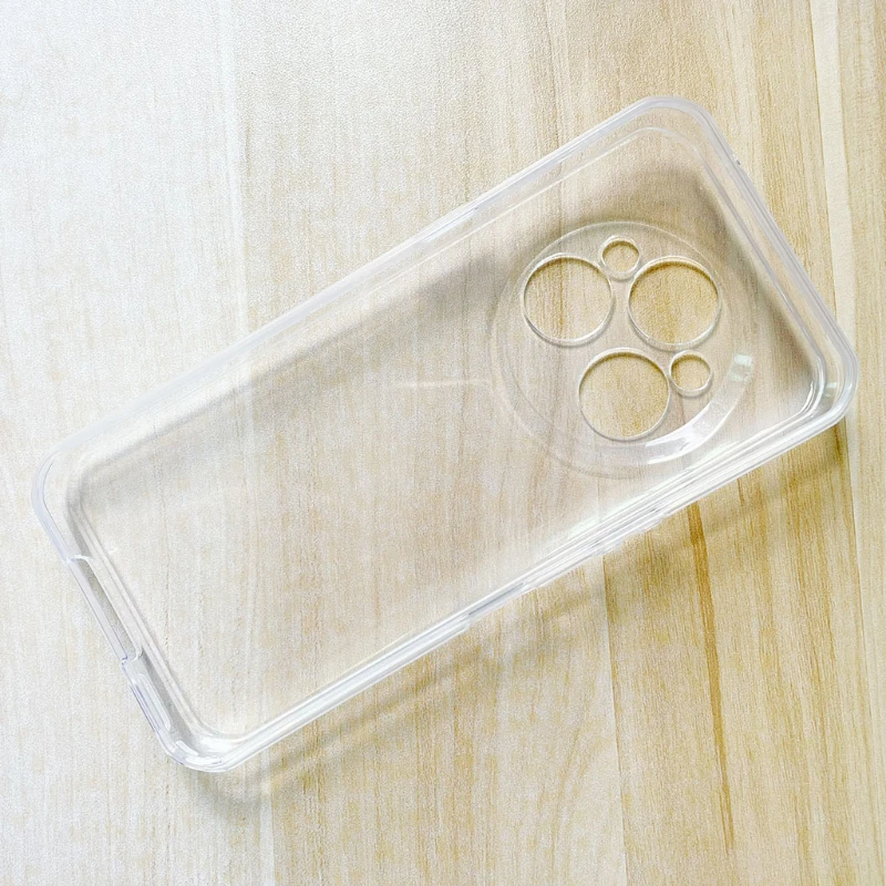 Soft TPU Black Transparent Phone Case Protective Cover Shell