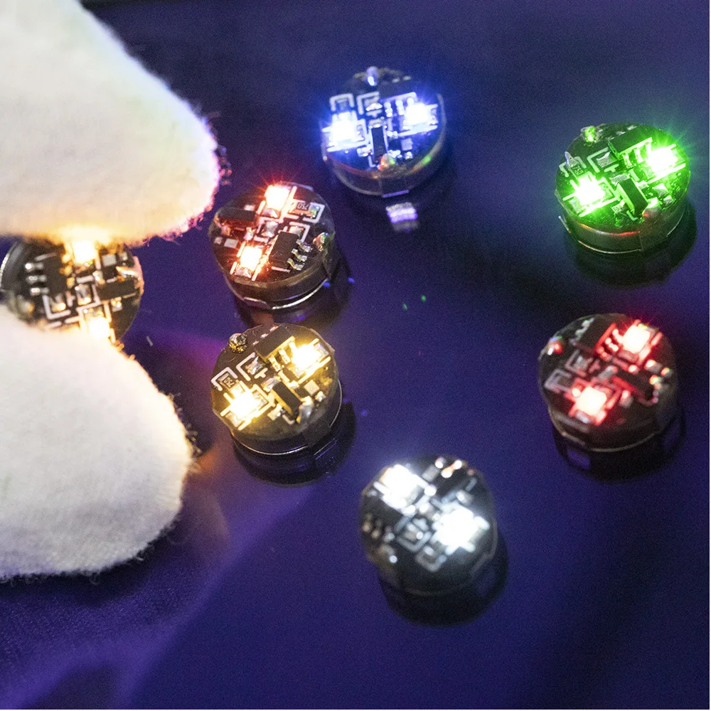 DIY Modeling Magnetic Control LED Lamp Magnetron Switch Animation Figure plus Light Gundam Model Wireless Light Without Battery 5