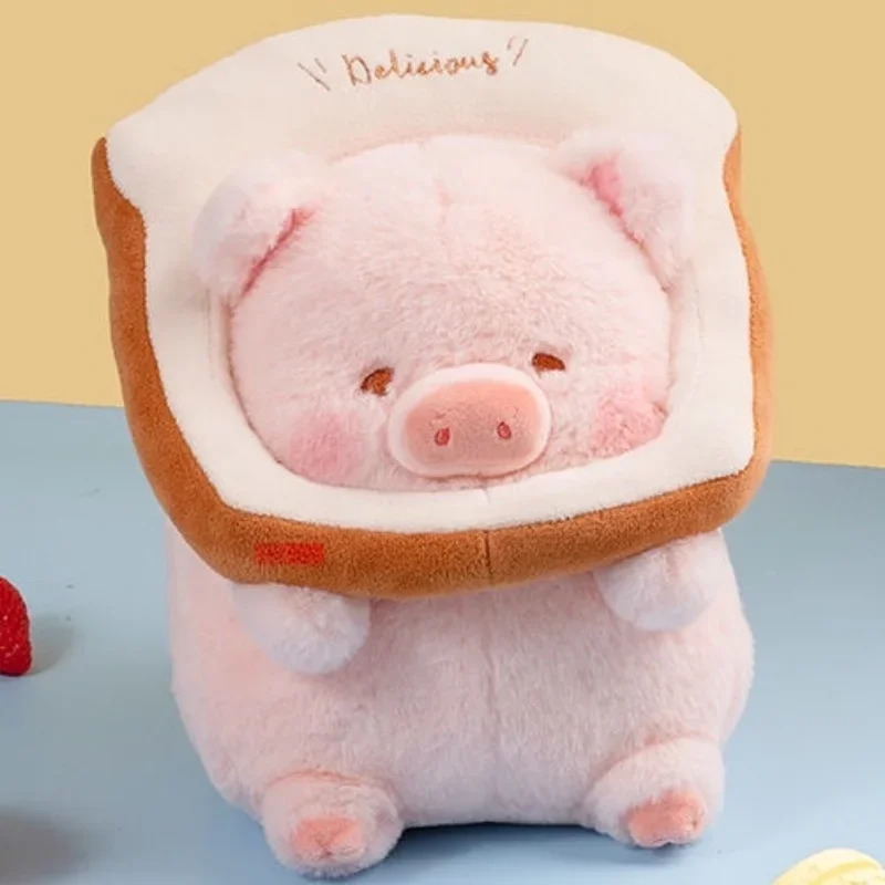 귀여운 루루 돼지 빵 봉제 인형, 귀여운 애니메이션 돼지 봉제 인형, 여자 친구 커플 생일 선물, 30cm