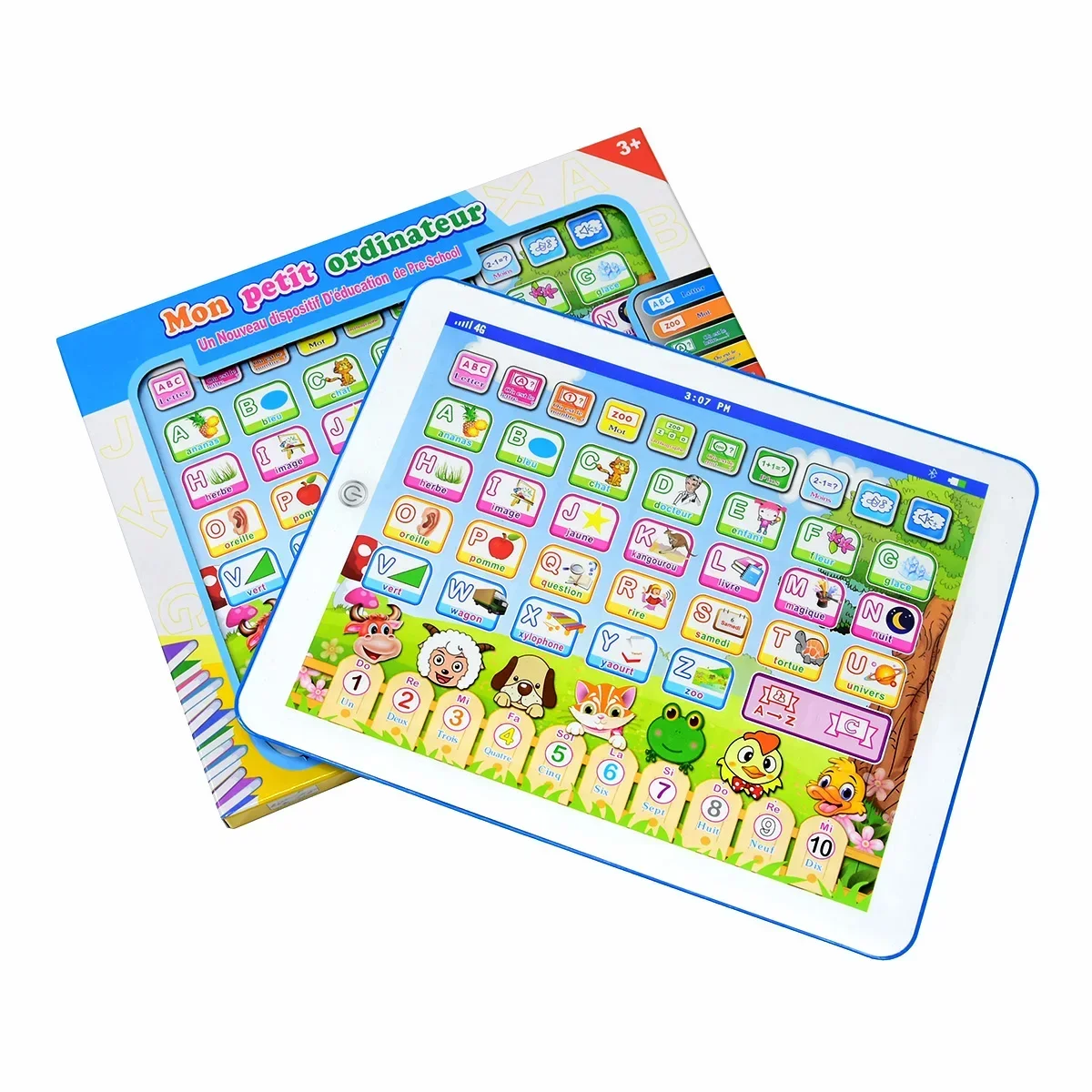 French English Learning Machine Tablet Toys Pad with Game Kids Learning Toy Laptop Learning Educational Toys for Children Gift 3