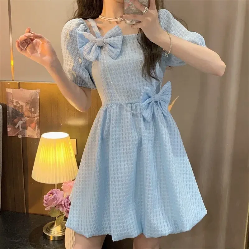 ★DAZE DAYZ★LAVIENBLEU PUFF DRESS★Blue★韓国★大人気★ LAVIENBLEU PUFF DRESS [예약배송] - DAZE DAYZ